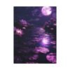 12703288678975818477_2048.jpeg Moonlit Lotus Canvas Wall Art | Dreamy Purple Matte Canvas for Modern Home Decor
