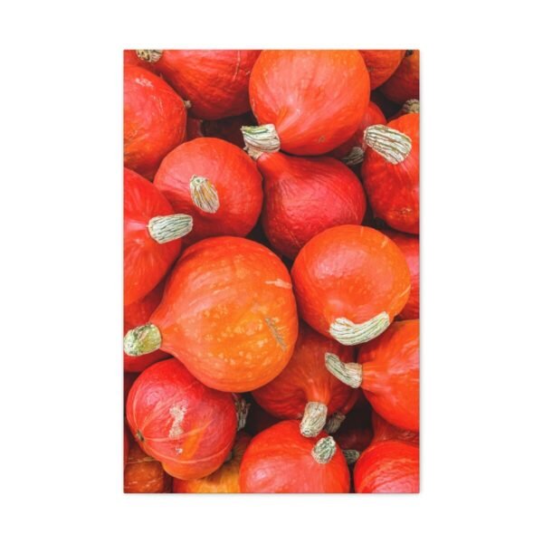Autumn Gourd Abundance – Pumpkin Harvest Wall Art, Premium Matte Canvas