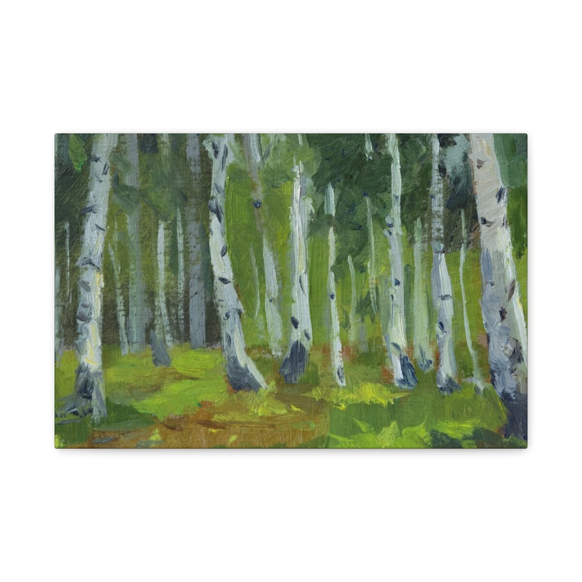 12882506696228516245_2048.jpeg Whispering Birch Forest Wall Art – Impressionist Landscape Canvas for Modern Interiors