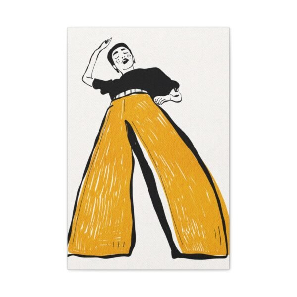 Minimalist Fashion Canvas Wall Art | Modern Female Illustration Matte Canvas Decor