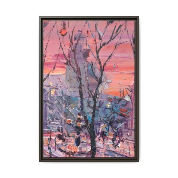 15120986993666809365_2048.jpeg Torn Horizons Modern Abstract Landscape Framed Canvas – Premium Matte Wall Art