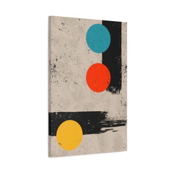 Chromatic Orbit – Colorful Geometric Abstract Wall Art, Premium Matte Canvas