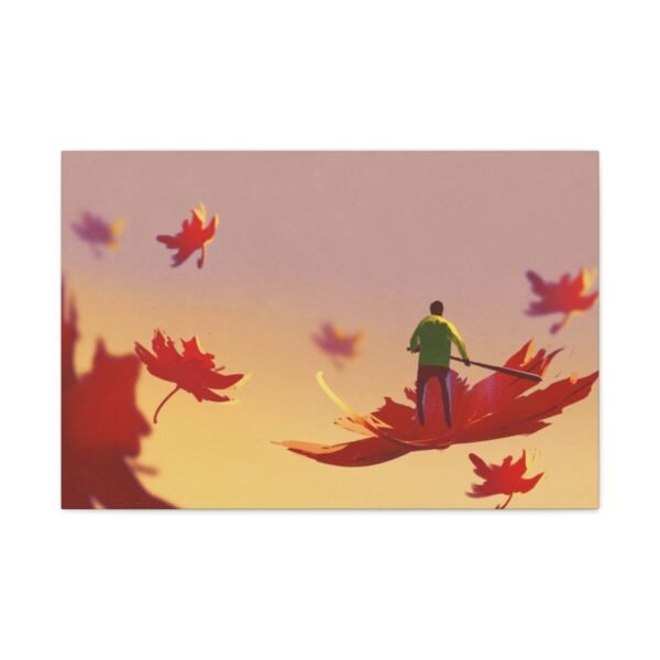 Autumn Leaf Dreamscape – Autumn Leaves Wall Art, Premium Matte Canvas, Nature Decor