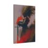 Crimson Shadow Warrior Dark Fantasy Knight Wall Art Premium Matte Canvas