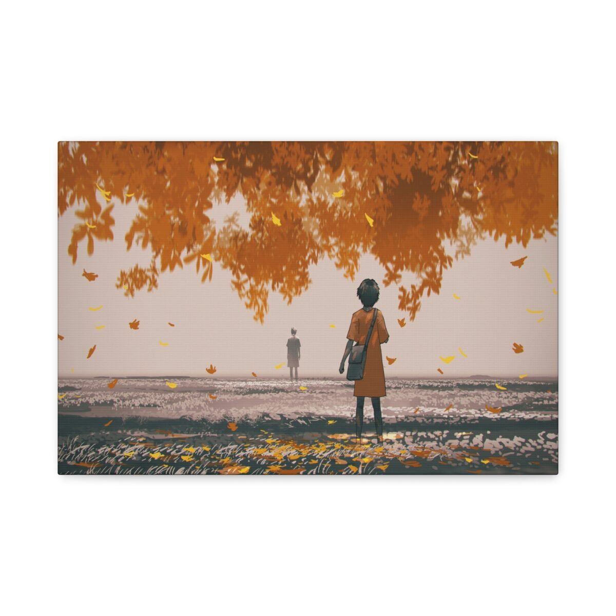 Autumn Farewell – Autumn Landscape Wall Art, Premium Matte Canvas for Modern Interiors