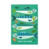 Blue Sea Fish Wall Art, Premium Matte Stretched Canvas, Coastal Decor