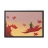 Autumn Leaf Dreamscape – Autumn Leaves Wall Art, Premium Matte Framed Canvas Decor