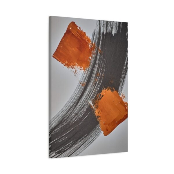 4877574526599279796_2048.jpeg Ember Arc Orange and Black Abstract Wall Art – Premium Matte Canvas Decor