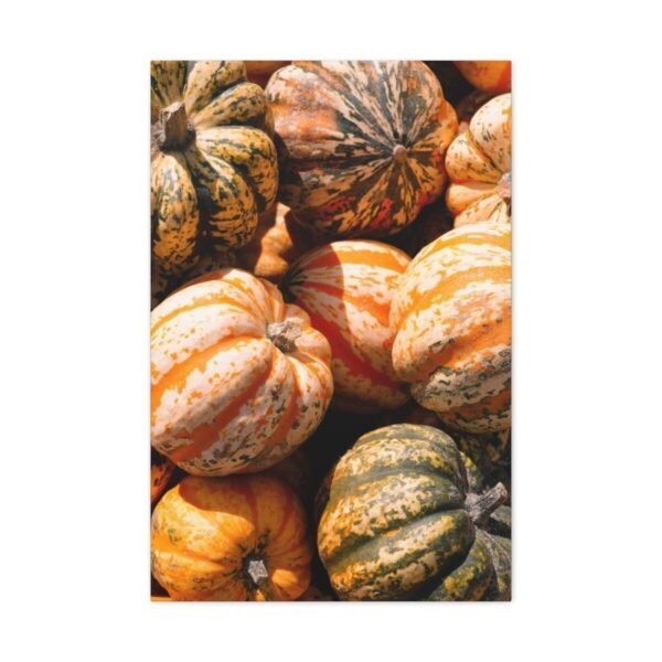 Harvest Glow – Autumn Pumpkin Wall Art, Premium Matte Canvas for Cozy Home Decor