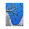 Blue Sky Tree Canvas Wall Art, Premium Matte Nature Artwork for Modern Interiors