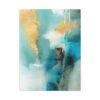 7291099540776133139_2048.jpeg Teal Gold Abstract Canvas Wall Art | Luxury Matte Contemporary Artwork for Modern Interiors
