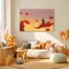 Autumn Leaf Dreamscape – Autumn Leaves Wall Art, Premium Matte Canvas, Nature Decor