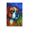 8646196423976671956_2048.jpeg Colorful Boxer Dog Canvas Wall Art, Vibrant Modern Pet Portrait for Home