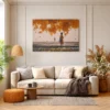 Autumn Farewell – Autumn Landscape Wall Art, Premium Matte Canvas for Modern Interiors