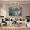 Autumn Ember Tree – Autumn Tree Wall Art, Premium Matte Canvas for Modern Nature Decor