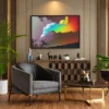 Prismatic Leap – Colorful Abstract Wall Art, Premium Matte Paper Framed Print