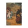 Vintage Equestrian Canvas Wall Art – Classic Horse Scene Fine Art Decor