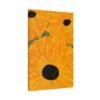 Golden Sunburst Sunflower Wall Art, Premium Matte Canvas Statement Decor for Modern Homes