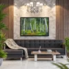 Whispering Birch Forest Wall Art – Nature-Inspired Framed Canvas for Modern Interiors