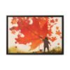 Emberleaf Autumn Painter Wall Art – Premium Matte Framed Canvas for Fall Decor