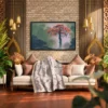 ART0088 (1) Autumn Ember Tree – Autumn Tree Wall Art, Premium Matte Framed Canvas Decor