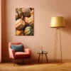 Harvest Glow – Autumn Pumpkin Wall Art, Premium Matte Canvas for Cozy Home Decor