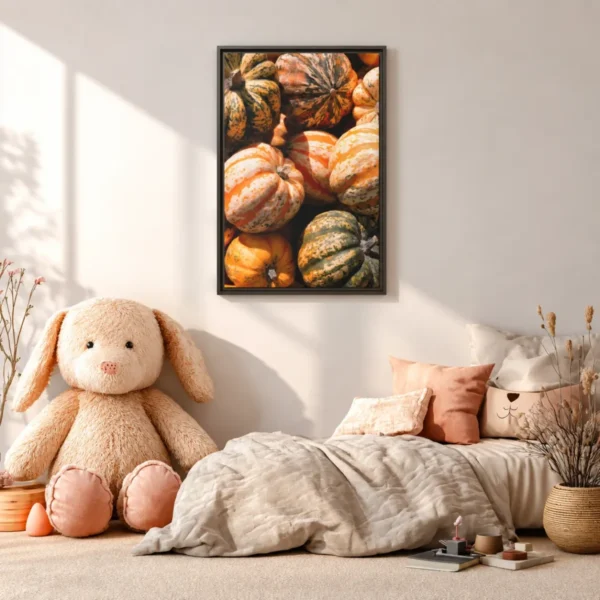 ChatGPT Image Sep 12, 2026, 07_49_22 PM_compressed Harvest Glow – Autumn Pumpkin Wall Art, Premium Matte Framed Canvas Decor