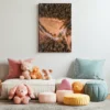 Autumn Forest Heartland Aerial Forest Wall Art, Premium Matte Canvas Nature Decor