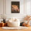 Autumn Forest Heartland Aerial Forest Wall Art, Premium Matte Framed Canvas Nature Decor