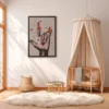Hearts in Hand Romantic Couple Wall Art – Premium Matte Framed Canvas Decor