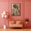 Withered Sunflower Reverie – Vintage Sunflower Framed Wall Art, Premium Matte Canvas