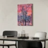 Torn Horizons Modern Abstract Landscape Wall Art – Premium Matte Stretched Canvas