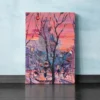 Torn Horizons Modern Abstract Landscape Wall Art – Premium Matte Stretched Canvas