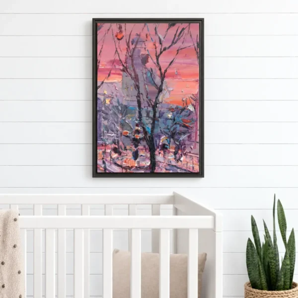 ChatGPT Image Sep 18, 2026, 10_23_05 PM_compressed Torn Horizons Modern Abstract Landscape Framed Canvas – Premium Matte Wall Art