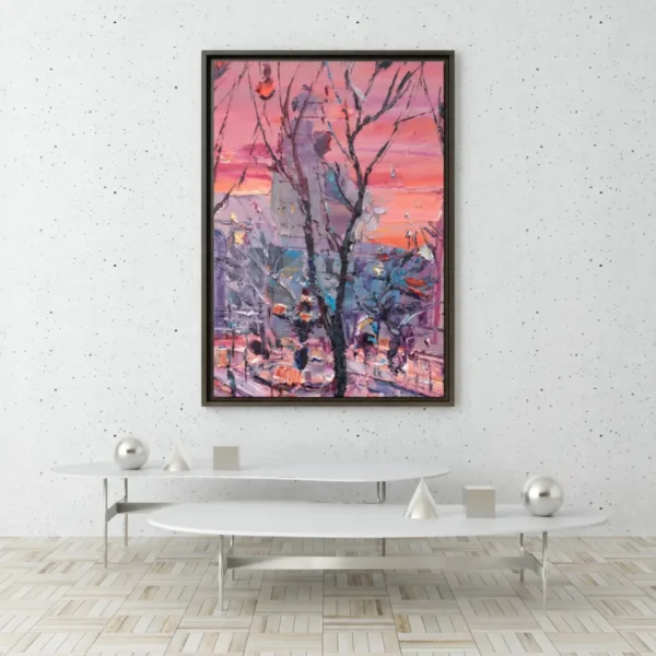 ChatGPT Image Sep 18, 2026, 10_23_21 PM_compressed Torn Horizons Modern Abstract Landscape Framed Canvas – Premium Matte Wall Art