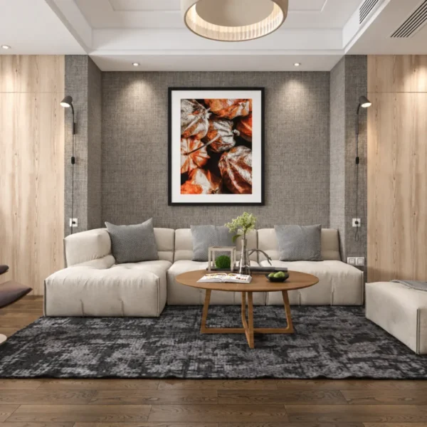 Autumn Ember Botanical Wall Art – Premium Matte Paper Framed Prints for Modern Decor