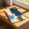 Golden Orbit Geometry – Geometric Abstract Wall Art, Premium Matte Canvas