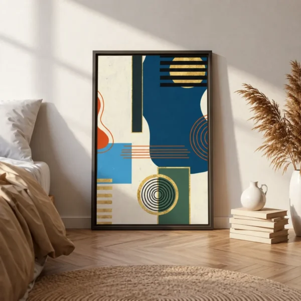 ChatGPT Image Sep 20, 2026, 10_32_02 PM_compressed Golden Orbit Geometry – Geometric Abstract Wall Art, Premium Matte Framed Canvas
