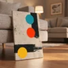 Chromatic Orbit – Colorful Geometric Abstract Wall Art, Premium Matte Canvas