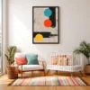 Chromatic Orbit – Colorful Geometric Abstract Wall Art, Premium Matte Framed Prints