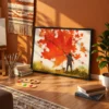 ChatGPT Image Sep 24, 2026, 07_33_10 PM_compressed Emberleaf Autumn Painter Wall Art – Premium Matte Paper Framed Print for Fall