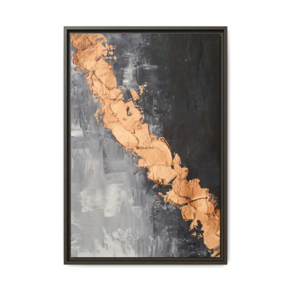 matte-canvas-framed-multi-color_compressed Copper Horizons – Abstract Americas Map Framed Canvas, Premium Matte Travel Wall Art