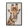 Savanna Gaze – Giraffe Wall Art, Premium Matte Framed Canvas for Modern Safari Decor