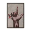 The Defiant Climb – Giant Hand Wall Art, Premium Matte Framed Canvas