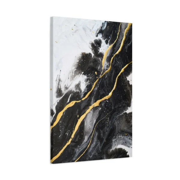 matte-canvas-stretched-125_compressed Obsidian Gold Flow – Black Gold Abstract Wall Art, Premium Matte Canvas Decoror