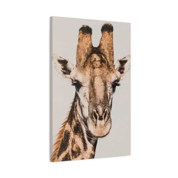 matte-canvas-stretched-125_compressed Savanna Gaze – Giraffe Wall Art, Premium Matte Canvas for Modern Safari Decor