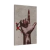 The Defiant Climb – Giant Hand Wall Art, Premium Matte Stretched Canvas