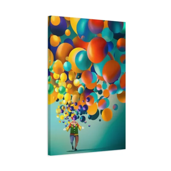 Balloon Reverie – Colorful Balloon Wall Art, Premium Matte Canvas for Modern Interiors