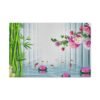 Bamboo Lotus Reverie – Koi Pond Wall Art Canvas, Japanese-Inspired Floral Decor