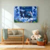 Shatterreef – Dolphin Ocean Wall Art, Vibrant Marine Canvas for Modern Interiors